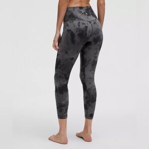 lululemon Align Pant Size 4 Diamond Dye Lunar Rock True Navy Nulu 25" RARE!